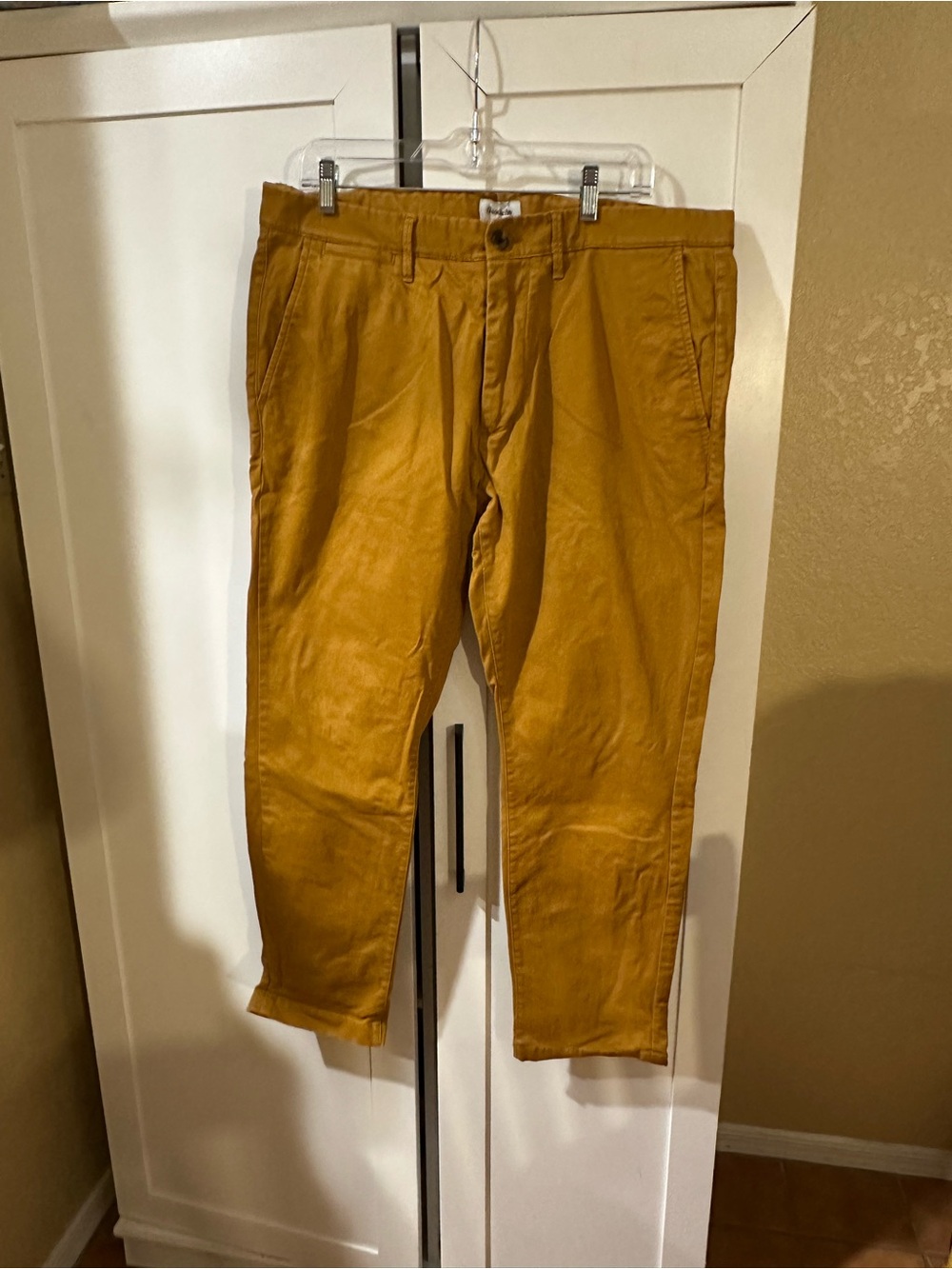38 x 30 Goodfellow & Co Mustard Chinos - Straight Fit